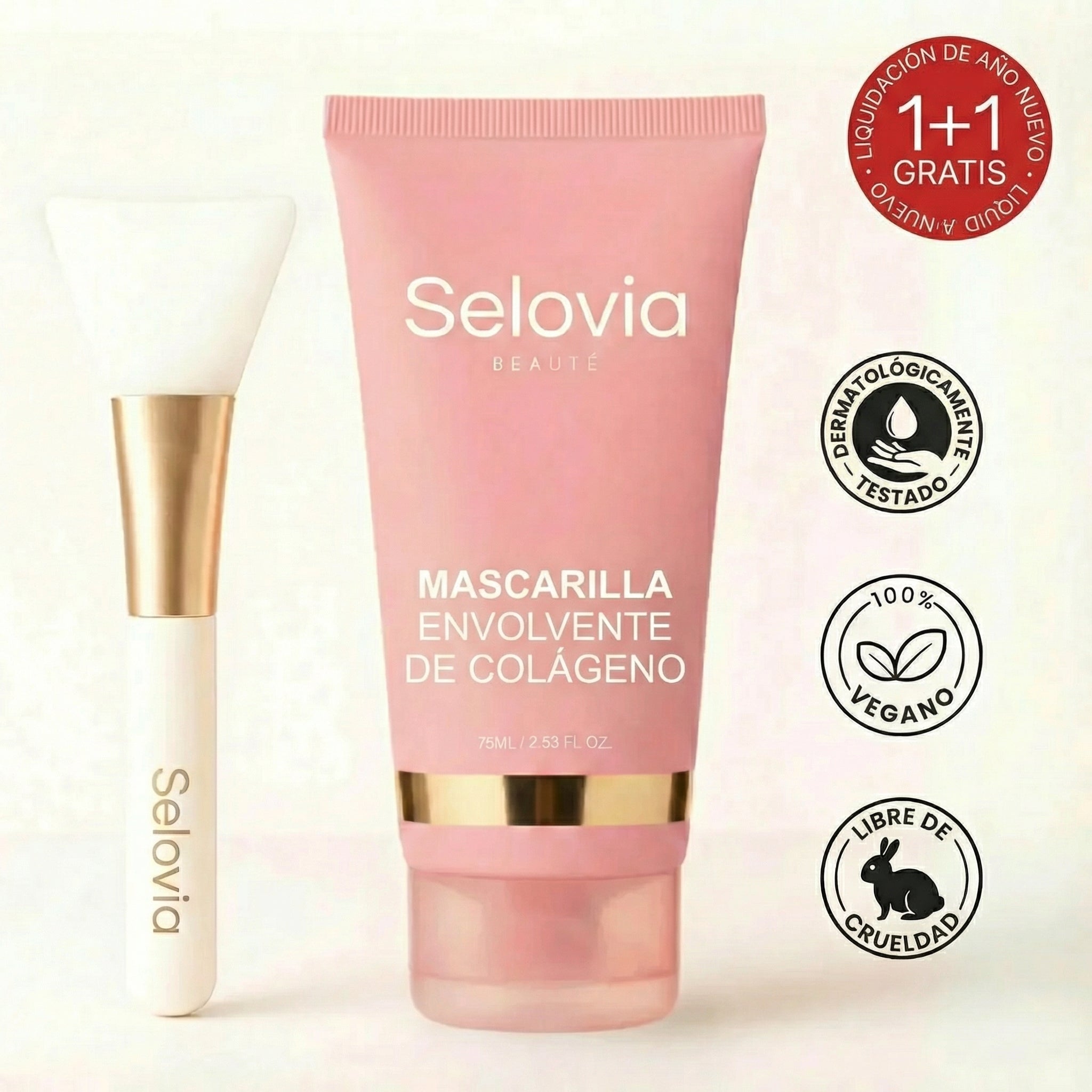 Mascarilla de Bio-Colágeno + Brocha